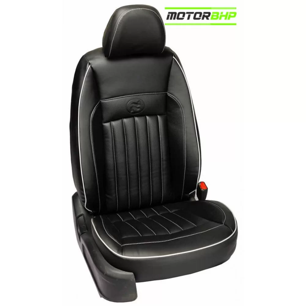 Black silver deals seat cover